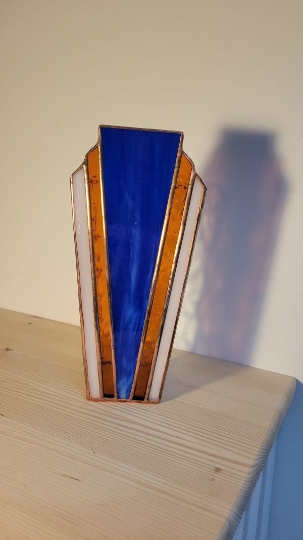 20251224_114755 Vase Art Déco en verre – Vase décoratif pour fleurs séchées et compositions