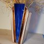 20251224_115039 Vase Art Déco en verre – Vase décoratif pour fleurs séchées et compositions