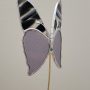 Papillon décoratif en verre à planter – Ornement pour pot de fleurs (intérieur)