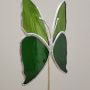 Papillon décoratif en verre à planter – Ornement pour pot de fleurs (intérieur)