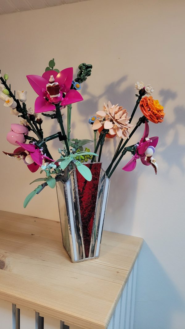 20260312_152423 Vase Art Déco en verre – Vase décoratif pour fleurs séchées et compositions