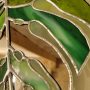 Miroir Feuille Monstera en Verre et Miroir – Décoration Murale Végétale
